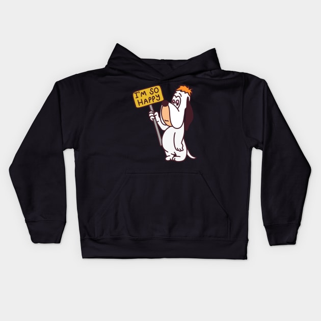 Sad Dog Kids Hoodie by VinylPatch